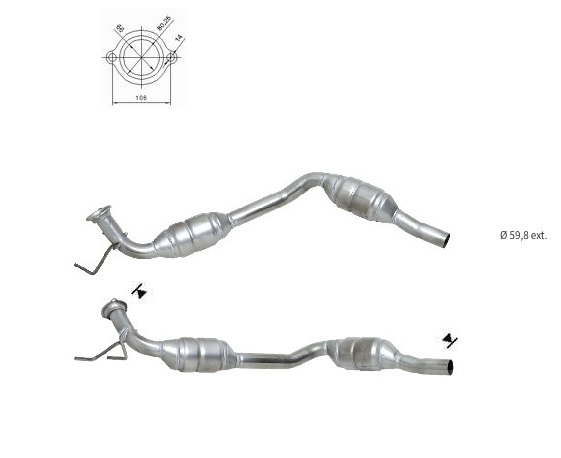 Catalizadores para coches MERCEDES