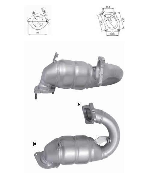 Catalizadores para coches NISSAN, OPEL, RENAULT