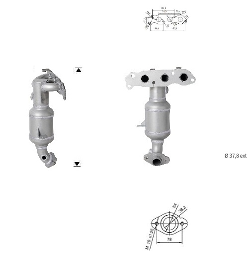 Catalizadores para coches NISSAN, OPEL, SUZUKI