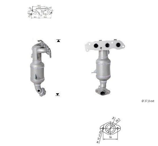 Catalizadores para coches OPEL, SUZUKI