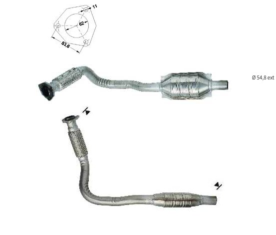 Catalizadores para coches OPEL