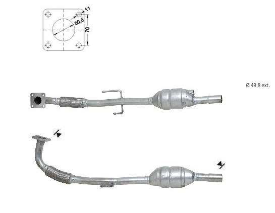 Catalizadores para coches SEAT, VOLKSWAGEN