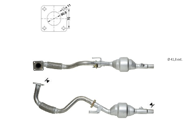 Catalizadores para coches SEAT, VOLKSWAGEN