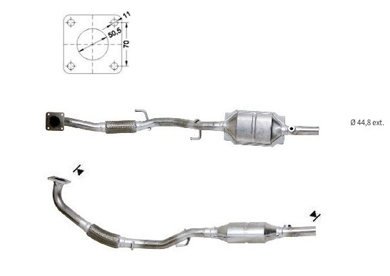 Catalizadores para coches SEAT, SKODA, VOLKSWAGEN