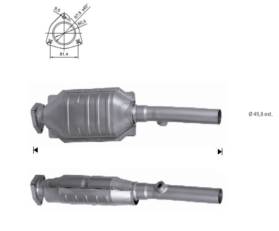 Catalizadores para coches SEAT, SKODA, VOLKSWAGEN