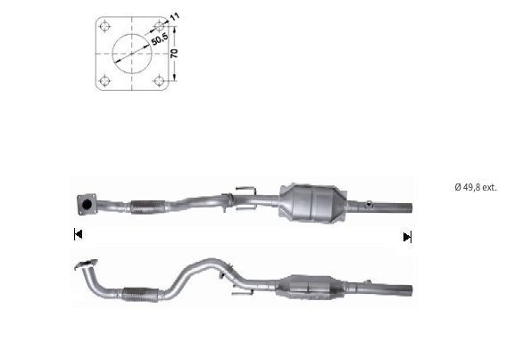 Catalizadores para coches SEAT, VOLKSWAGEN