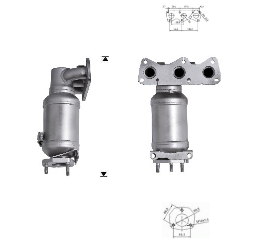 Catalizadores para coches SKODA, VOLKSWAGEN