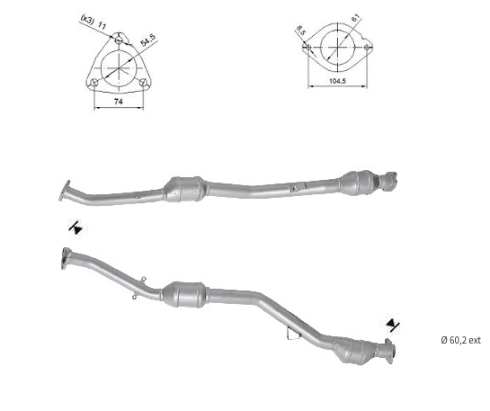 Catalizadores para coches SUBARU